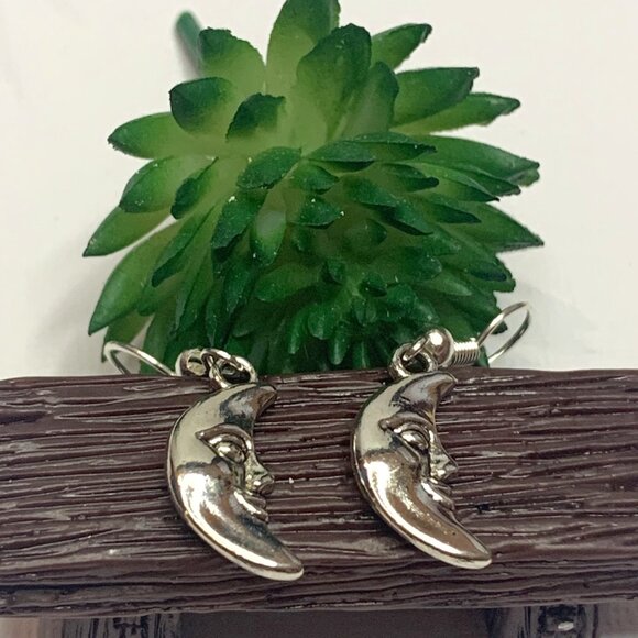 Moon Earring, Nature Earring, Punk Earring, Goth Earring, Science Earring, Gift - Picture 2 of 5